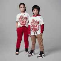 Nike Jordan Little дитячі 40th Anniversary футболка колір білий