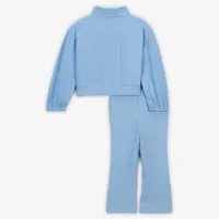 Nike Game, Swoosh, Match! Baby Quarter-Zip Ribbed Top and лосины набор синий