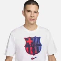 FC Barcelona мужские Nike Soccer футболка цвет белый
