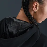 Nike A'ja Wilson жіноча оверсайз Cropped баскетбольні Толстовка з капюшоном колір чорний