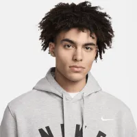 Nike мужские Wrestling Pullover Толстовка с капюшоном цвет серый