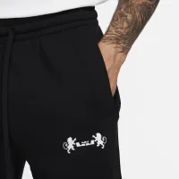 Nike LeBron чоловічі Open Hem Fleece Pants колір чорний