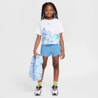 Nike Dri-FIT One Little детские Woven шорты синий