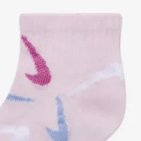 Nike Swooshfetti Baby (3-6M) Ankle Socks (6 Pairs)
