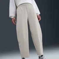 Nike 24.7 PerfectStretch женская Dri-FIT С высокой Талией Loose Barrel-Leg Pants цвет коричневый
