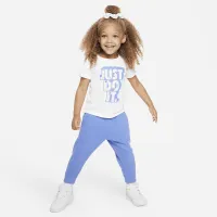 Nike Relaxed Tee and Scrunchie комплект Toddler 2-Piece комплект колір білий