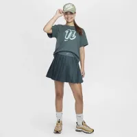 Nike Sportswear Girls' футболка цвет зеленый