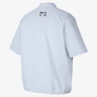 Team 31 Club чоловічі Nike NBA Woven Short-Sleeve Top колір сірий