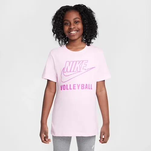 Nike Swoosh Big детские волейбольные футболка Pink