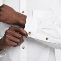 Nike Life чоловічі Long-Sleeve Oxford Button-Down Shirt колір білий