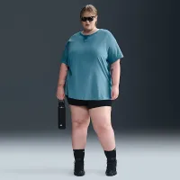 Nike Sportswear Essential женская футболка (большие размеры) синий