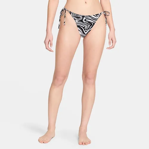 Nike Swim Swirl женская String Bikini Bottom цвет черный