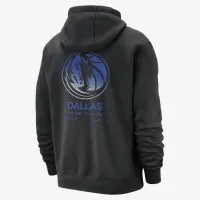 Dallas Mavericks Club Courtside чоловічі Nike NBA Pullover Толстовка з капюшоном колір чорний