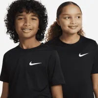 Nike Dri-FIT Legend Big детские тренировочные футболка цвет черный