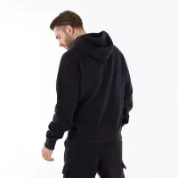 Кофта/футболка Champion Waffle Insert Reverse Weave Толстовка з капюшоном 218643-KK001 - Чорна