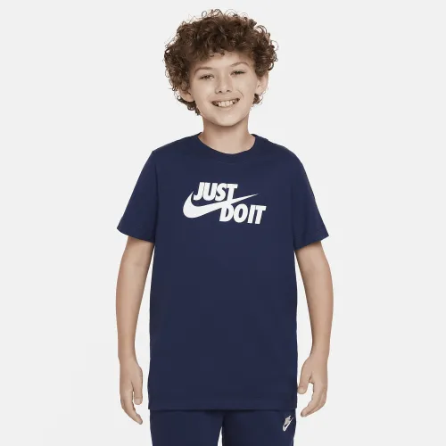 Nike Sportswear Big детские футболка синий