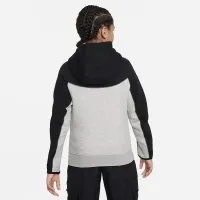 Nike Sportswear Tech Fleece Big детские (для мальчиков) Full-Zip Толстовка с капюшоном цвет серый