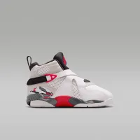 Nike Jordan 8 Retro Little детские Кроссовки цвет белый