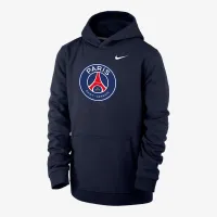 Nike Paris Saint-Germain Club Fleece Big дитячі Pullover Толстовка з капюшоном блакитний