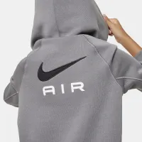 Nike Air Big детские Pullover Толстовка с капюшоном цвет серый