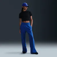 Nike Sportswear Phoenix Fleece жіноча З високою талією Wide-Leg Sweatpants блакитний