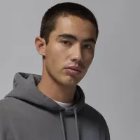 Nike Jordan Flight Fleece чоловічі Pullover Толстовка з капюшоном колір сірий