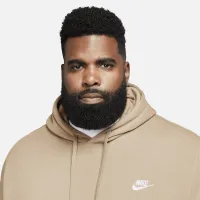 Nike Sportswear Club Fleece Pullover Толстовка з капюшоном колір коричневий