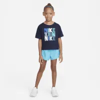 Nike Snack Pack Boxy Tee Little дитячі футболка блакитний