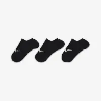 Nike Everyday Plus Lightweight жіноча тренувальні Footie шкарпетки (3 пар) колір чорний