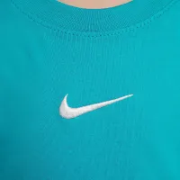 Nike Sportswear Essential Big детские (Girls') футболка цвет зеленый