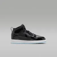 Nike Jordan 1 Mid SE Little дитячі Кросівки колір чорний