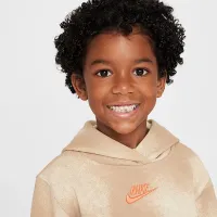 Nike Sportswear Powder Play Little дитячі Lightweight Fleece 2-Piece Pullover Толстовка з капюшоном комплект колір коричневий