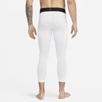 Nike Pro мужские Dri-FIT 3/4-Length Fitness Tights цвет белый