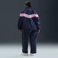 Nike Windrunner жіноча З високою талією Woven Open-Hem Pants (великі розміри) блакитний