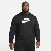 Nike Sportswear Club Fleece мужские Graphic Crew цвет черный