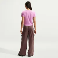 Nike Sportswear Phoenix Fleece женская Cargo Sweatpants цвет фиолетовый