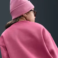 Nike Sportswear Club Fleece Big детские оверсайз свитшот цвет фиолетовый