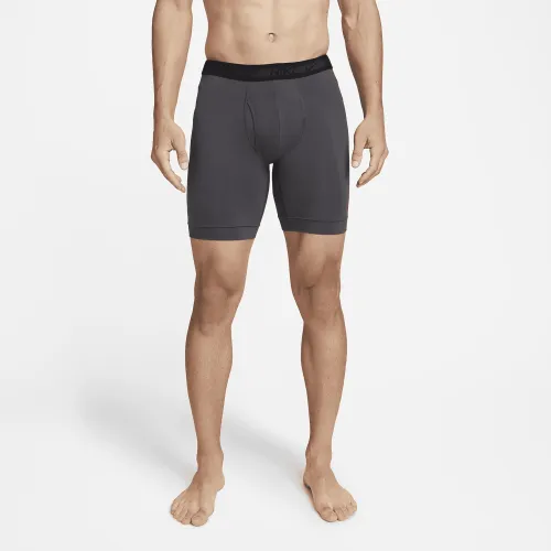 Nike Dri-FIT Ultra Stretch Micro чоловічі Long Boxer Brief (3 пари) колір сірий