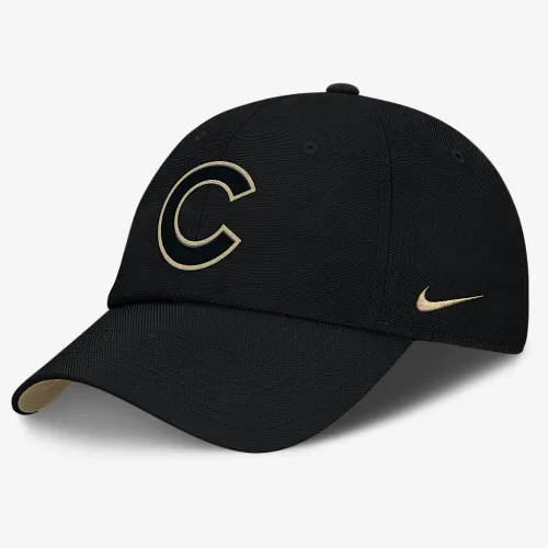 Chicago Cubs Club мужские Nike MLB Adjustable Hat цвет черный