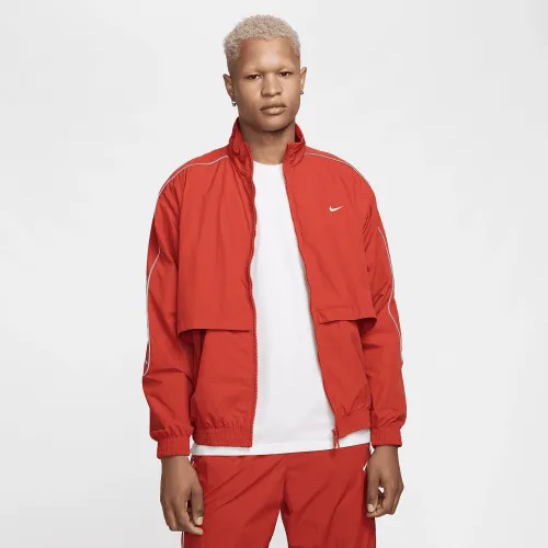 Nike Sportswear Solo Swoosh чоловічі Woven Track Куртка колір червоний