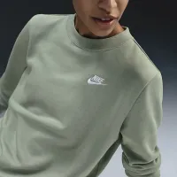 Nike Sportswear Club Fleece женская Crew-Neck свитшот цвет зеленый