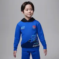 Nike Jordan MJ Moto Little дитячі 2-Piece Fleece Pullover Толстовка з капюшоном комплект блакитний