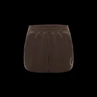 NikeCourt Heritage женская Mid-Rise French Terry Tennis шорты цвет коричневый