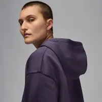 Nike Jordan Brooklyn Fleece жіноча Pullover Толстовка з капюшоном колір фіолетовий