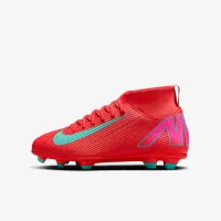 Nike Jr. Mercurial Superfly 10 Club Little/Big дитячі MG High-Top футбольні бутси колір червоний