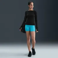 Nike Zenvy жіноча Dri-FIT Long-Sleeve Top колір чорний