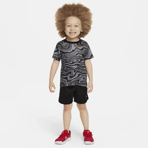 Nike Sportswear Paint Your Future Dri-FIT Toddler шорти комплект колір чорний