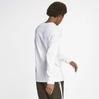 Nike Sportswear Club мужские Long-Sleeve футболка цвет белый