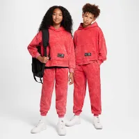 Nike Culture of баскетбольные Big детские Fleece баскетбольные Pants цвет красный