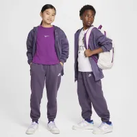Nike Sportswear Club Fleece Big детские Loose Pants цвет фиолетовый